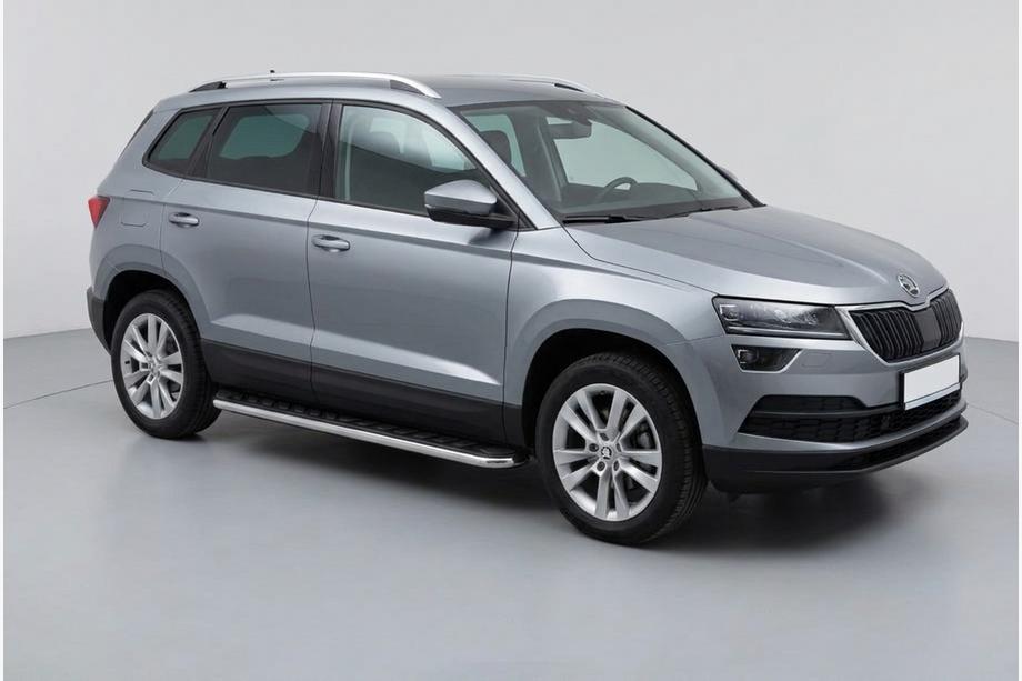 Skoda Karoq 2018- Progi Boczne Maydos V1 (2 szt., Aluminium i Stal Nierdzewna) Image