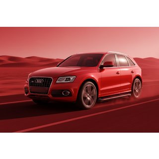 Progi Boczné Maya Red (2 szt., Aluminium) Audi Q5 2008-2017 zdjęcia 1