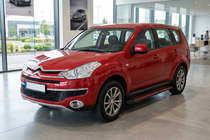 Citroen C-Crosser 2007-2013 Progi Boczné Maya Red (2 szt., Aluminium) zdjęcia 1
