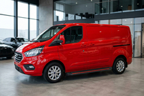 Ford Custom 2013-2022 Progi Boczné Maya Red (2 szt., Aluminium) Krótki Rozstaw Osi zdjęcia 1