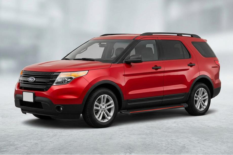 Ford Explorer 2011-2019 Progi Boczné Maya Red (2 szt., Aluminium) Image