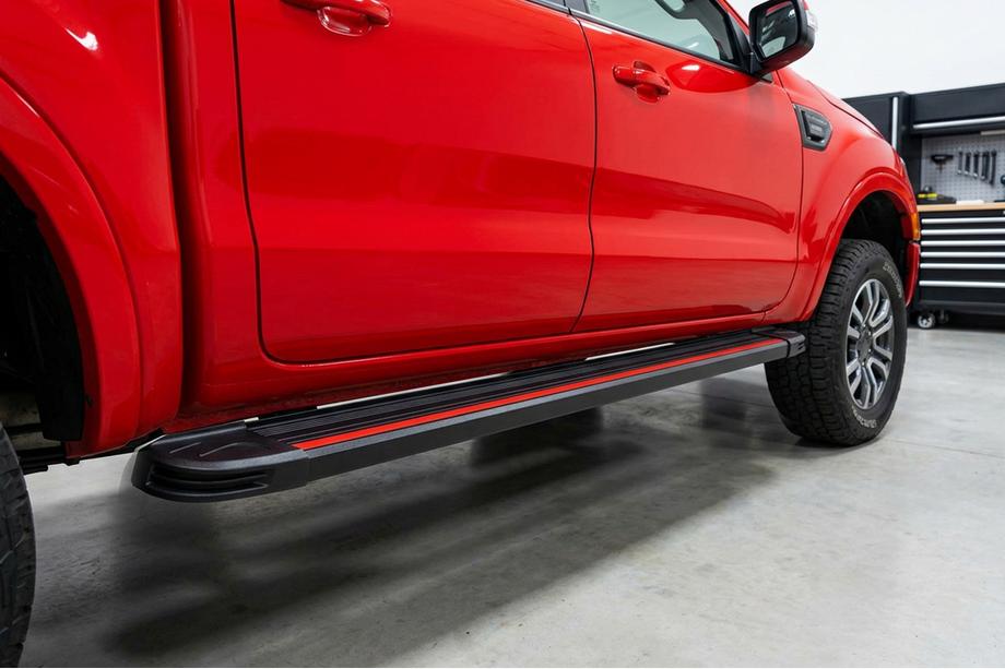Ford Ranger 2007-2011 Progi Boczné Maya Red (2 szt., Aluminium) Image