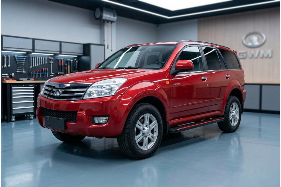 GreatWall Haval/Hover H3 2005-2013 Progi Boczné Maya Red (2 szt., Aluminium) Image