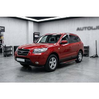 Progi Boczné Maya Red-Black (2 szt., Aluminium) Hyundai Santa Fe 2 2006-2012 zdjęcia 1