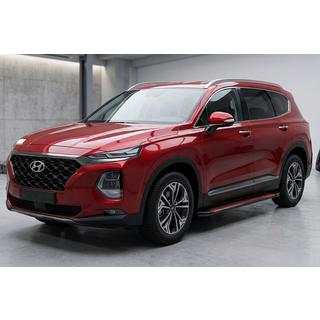 Progi Boczné Maya Red (2 szt., Aluminium) Hyundai Santa Fe 4 2018-2023 zdjęcia 1
