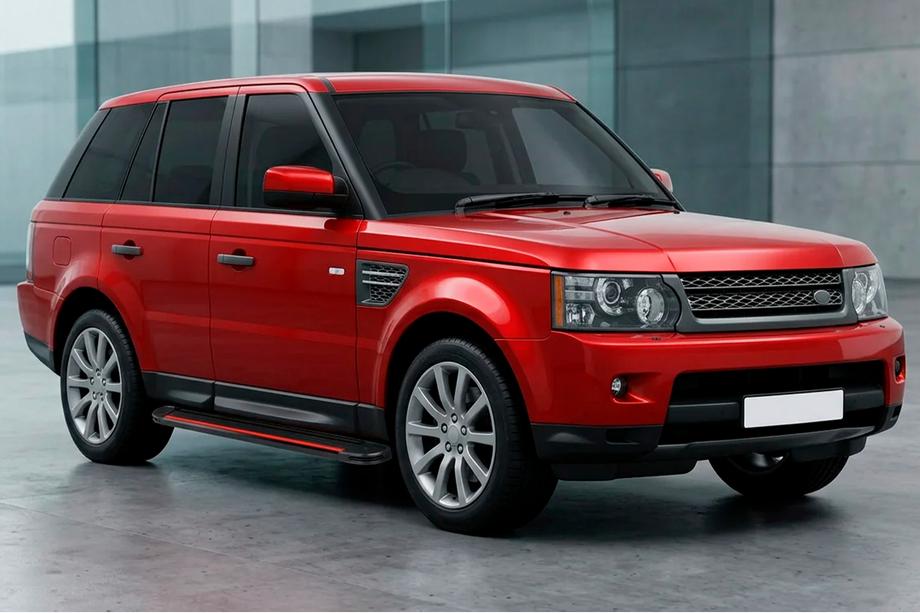 Range Rover Sport 2005-2013 Progi Boczné Maya Red (2 szt., Aluminium) Image