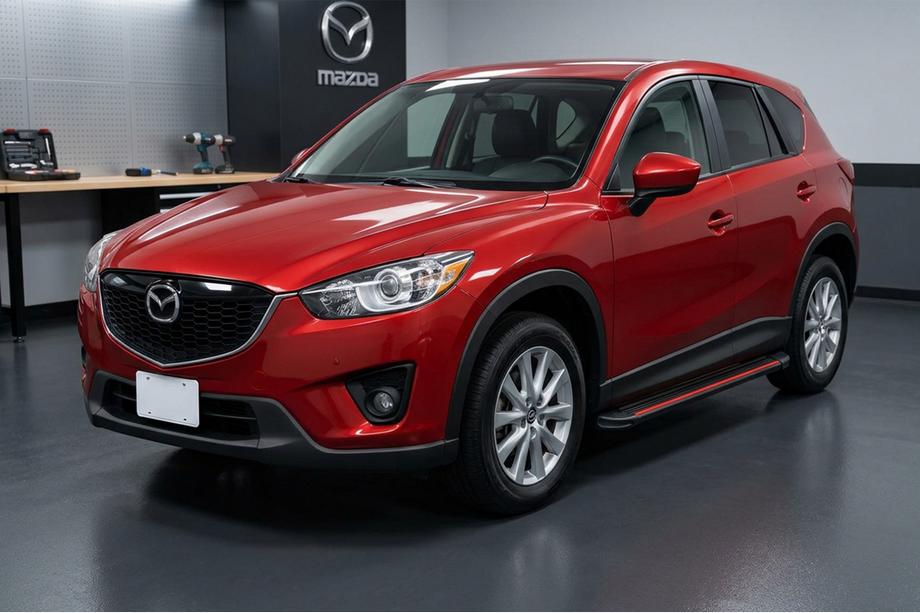 Mazda CX-5 2012-2017 Progi Boczné Maya Red (2 szt., Aluminium) Image