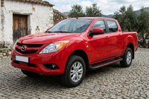 Mazda BT-50 2012- Progi Boczné Maya Red (2 szt., Aluminium) zdjęcia 1