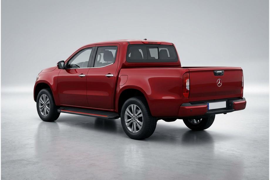 Mercedes X class 2017-2020 Progi Boczné Maya Red (2 szt., Aluminium) Image