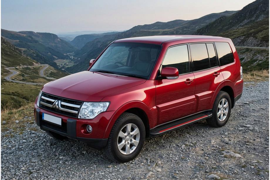 Mitsubishi Pajero Wagon IV 2006-2021 Progi Boczné Maya Red (2 szt., Aluminium) Image