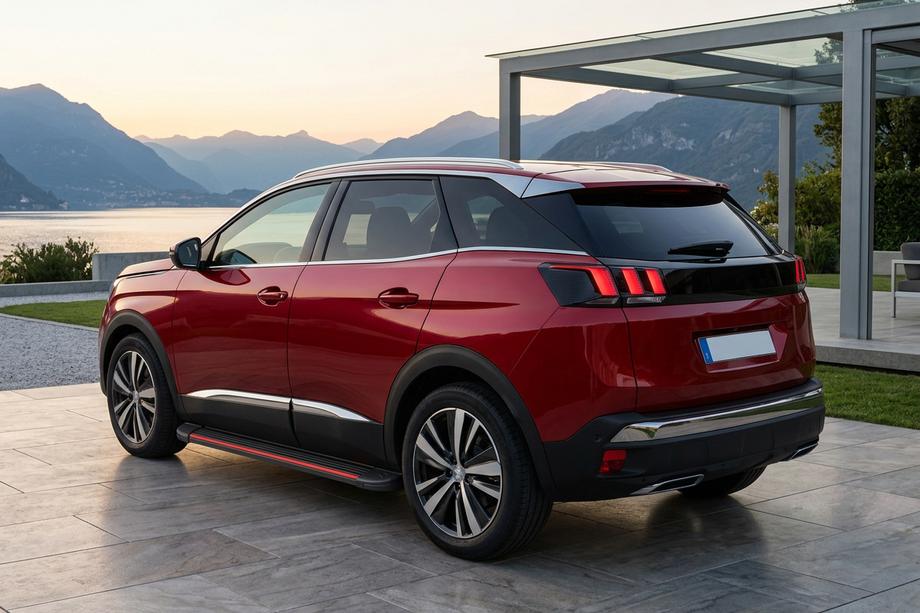Peugeot 3008 2016-2023 Progi Boczné Maya Red (2 szt., Aluminium) Image