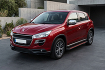 Peugeot 4008 2012-2017 Progi Boczné Maya Red (2 szt., Aluminium) zdjęcia 1