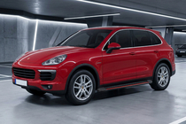 Porsche Cayenne 2010-2017 Progi Boczné Maya Red (2 szt., Aluminium) zdjęcia 1
