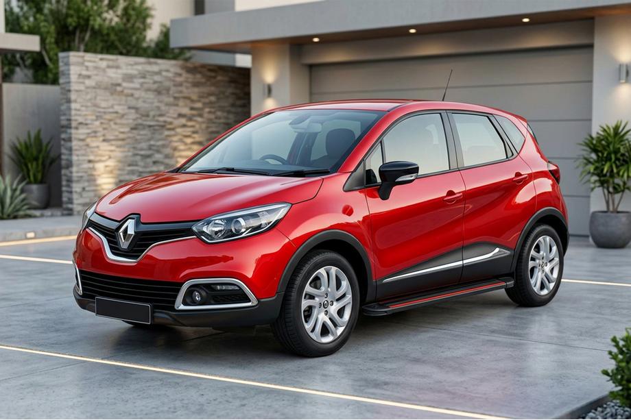 Renault Captur 2013-2019 Progi Boczné Maya Red (2 szt., Aluminium) Image