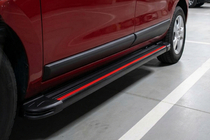 Renault Dokker 2013-2022 Progi Boczné Maya Red (2 szt., Aluminium) zdjęcia 1