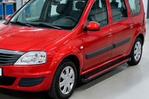 Renault Logan MCV 2005-2013 Progi Boczné Maya Red (2 szt., Aluminium) zdjęcia 3