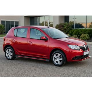 Progi Boczné Maya Red (2 szt., Aluminium) Renault Sandero 2013-2022 zdjęcia 1