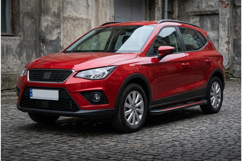 Seat Arona 2017- Progi Boczné Maya Red (2 szt., Aluminium) Image