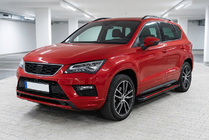 Seat Ateca 2016- Progi Boczné Maya Red (2 szt., Aluminium) zdjęcia 1