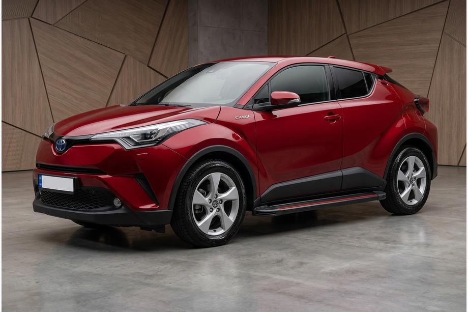 Toyota C-HR 2016-2023 Progi Boczné Maya Red (2 szt., Aluminium) Image