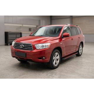 Progi Boczné Maya Red (2 szt., Aluminium) Toyota Highlander 2008-2013 zdjęcia 1
