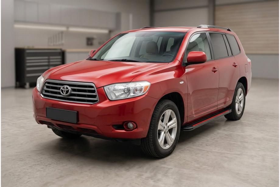 Toyota Highlander 2008-2013 Progi Boczné Maya Red (2 szt., Aluminium) Image