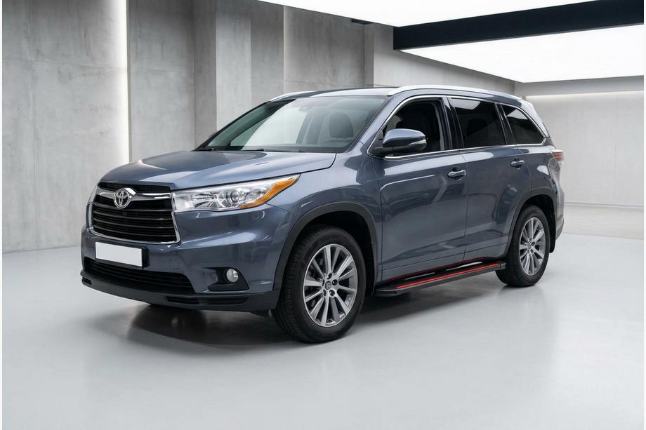 Toyota Highlander 2013-2019 Progi Boczné Maya Red (2 szt., Aluminium) Image