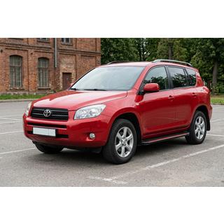 Progi Boczné Maya Red (2 szt., Aluminium) Toyota Rav 4 2006-2013 zdjęcia 1