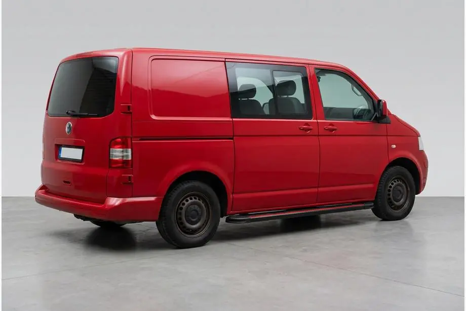Volkswagen T5 Multivan 2003–2010 Progi Boczné Maya Red (2 szt., Aluminium) Zdjęcia 1