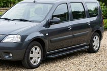 Lada Largus 2012- Progi Boczné Allmond Black (2 szt., Aluminium) zdjęcia 1