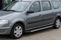 Lada Largus 2012- Progi Boczné Duru (2 szt., Aluminium) zdjęcia 1