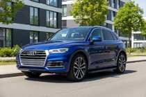 Audi Q5 2017-2025 Progi Boczné Maya Blue (2 szt., Aluminium) zdjęcia 1