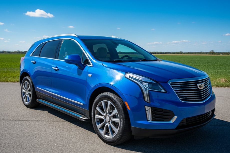 Cadillac XT5 2016- Progi Boczné Maya Blue (2 szt., Aluminium) Image