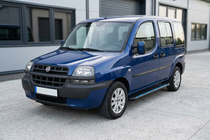 Fiat Doblo I 2001-2005 Progi Boczné Maya Blue (2 szt., Aluminium) zdjęcia 1
