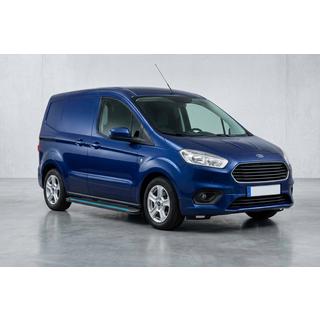 Progi Boczné Maya Blue (2 szt., Aluminium) Ford Courier 2014-2023 zdjęcia 1