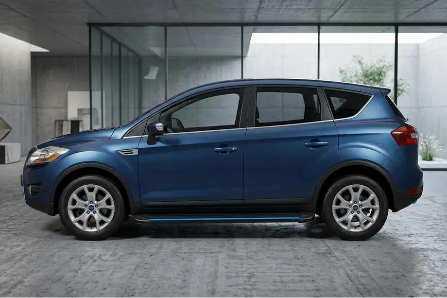 Ford Kuga 2008-2013 Progi Boczné Maya Blue (2 szt., Aluminium) Image