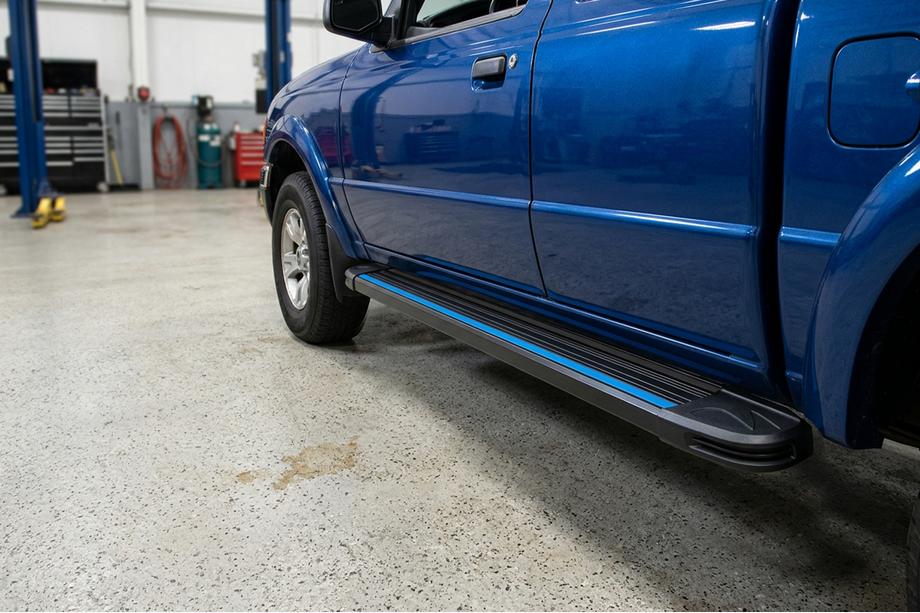 Ford Ranger 2007-2011 Progi Boczné Maya Blue (2 szt., Aluminium) Image