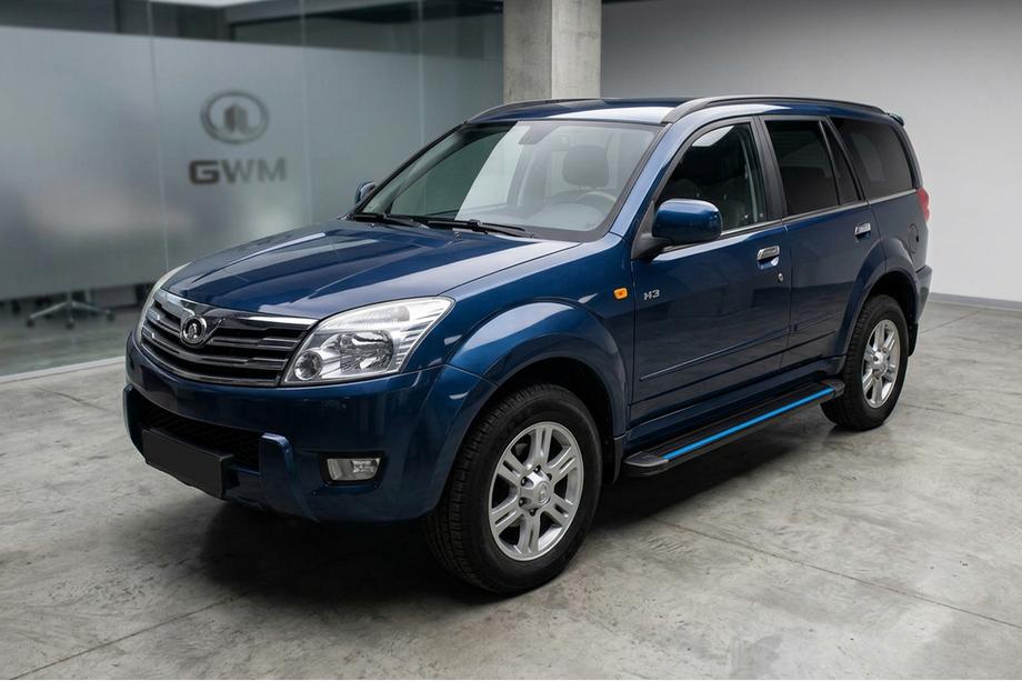 GreatWall Haval/Hover H3 2005-2013 Progi Boczné Maya Blue (2 szt., Aluminium) Image