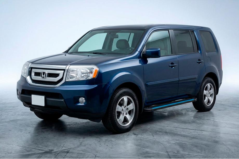 Honda Pilot 2008-2015 Progi Boczné Maya Blue (2 szt., Aluminium) Image