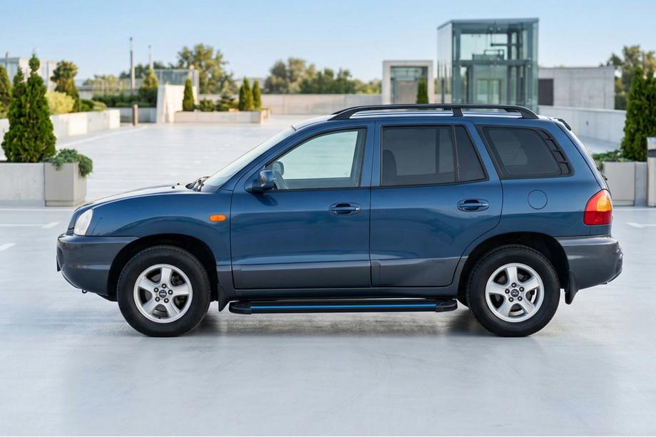 Hyundai Santa Fe 1 2000-2006 Progi Boczné Maya Blue (2 szt., Aluminium) Image