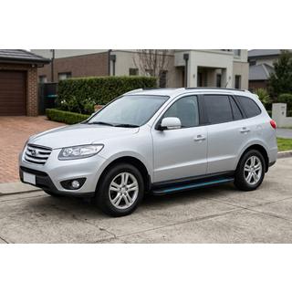Progi Boczne Maya Blue-Black (2 szt., Aluminium) Hyundai Santa Fe 2 2006-2012 zdjęcia 1