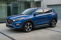 Hyundai Tucson TL 2016-2021 Progi Boczne Maya Blue-Black (2 szt., Aluminium) zdjęcia 1