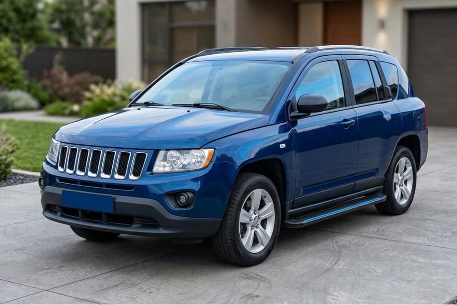 Jeep Compass 2006-2016 Progi Boczné Maya Blue (2 szt., Aluminium) Image