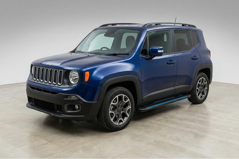 Jeep Renegade 2014- Progi Boczné Maya Blue (2 szt., Aluminium) Image