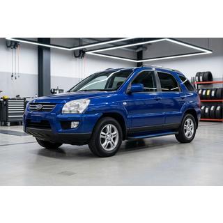 Progi Boczné Maya Blue (2 szt., Aluminium) Kia Sportage 2004-2010 zdjęcia 1