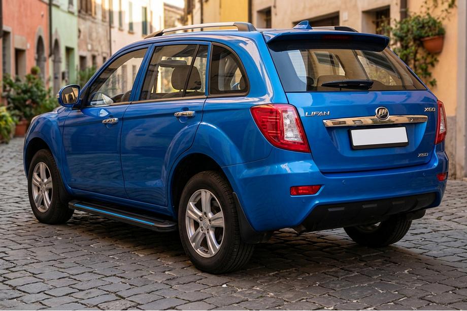 Lifan X60 2011- Progi Boczné Maya Blue (2 szt., Aluminium) Image