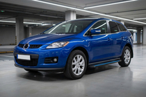 Mazda CX-7 2006-2012 Progi Boczné Maya Blue (2 szt., Aluminium) zdjęcia 1