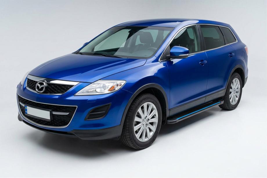 Mazda CX-9 2007-2016 Progi Boczné Maya Blue (2 szt., Aluminium) Image