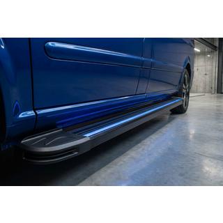 Progi Boczne Maya Blue-Black (2 szt., Aluminium) Mercedes Vito W639 2004-2014 zdjęcia 1
