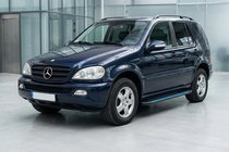 Mercedes ML W163 1997-2005 Progi Boczné Maya Blue (2 szt., Aluminium) zdjęcia 1